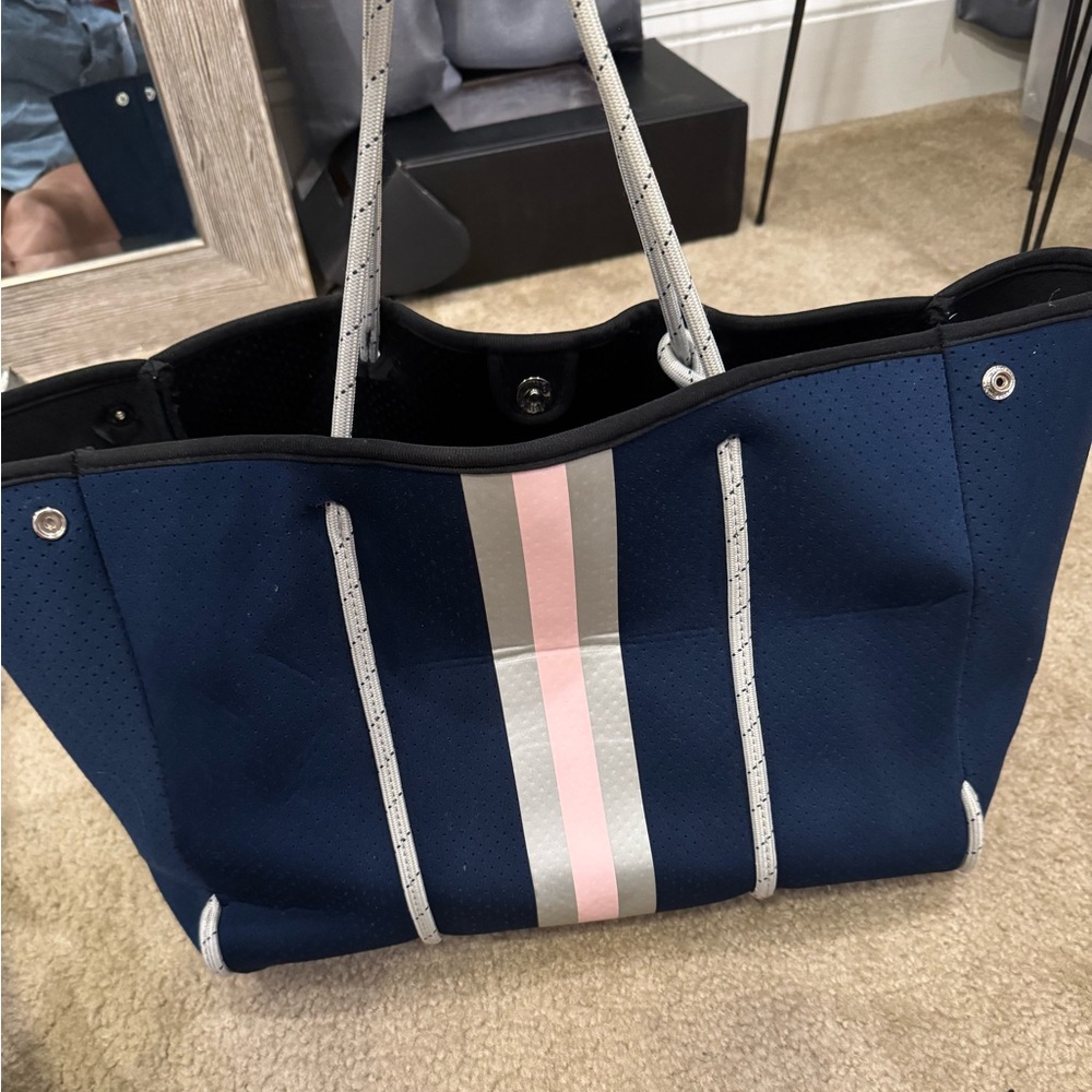 AB neoprene tote bag